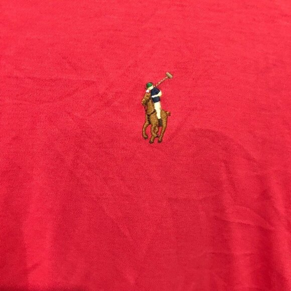 Polo Ralph Lauren Classic Fit Soft Touch Men’s XL Polo Shirt Red Casual Preppy - Picture 9 of 11